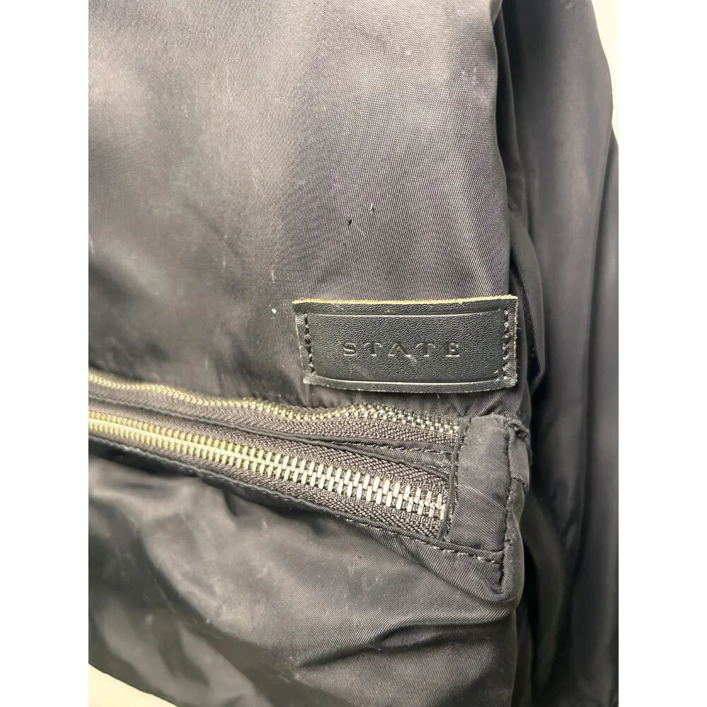State Lorimer Black Backpack